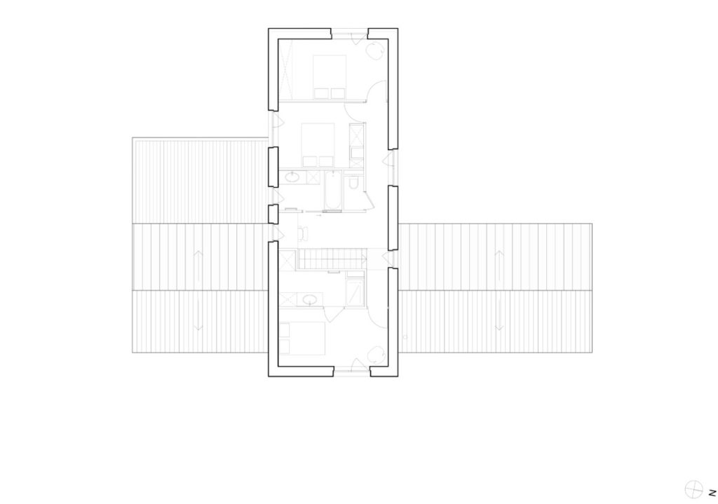 Plan de l'étage de la maison SBL.