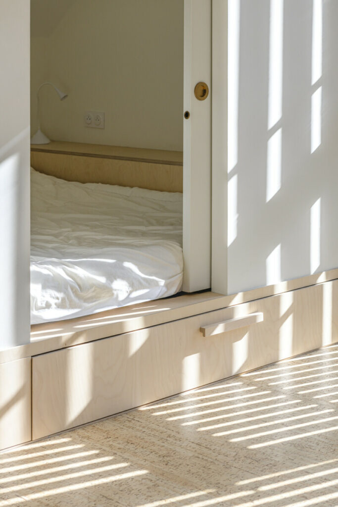 Aménagement cabines en bois