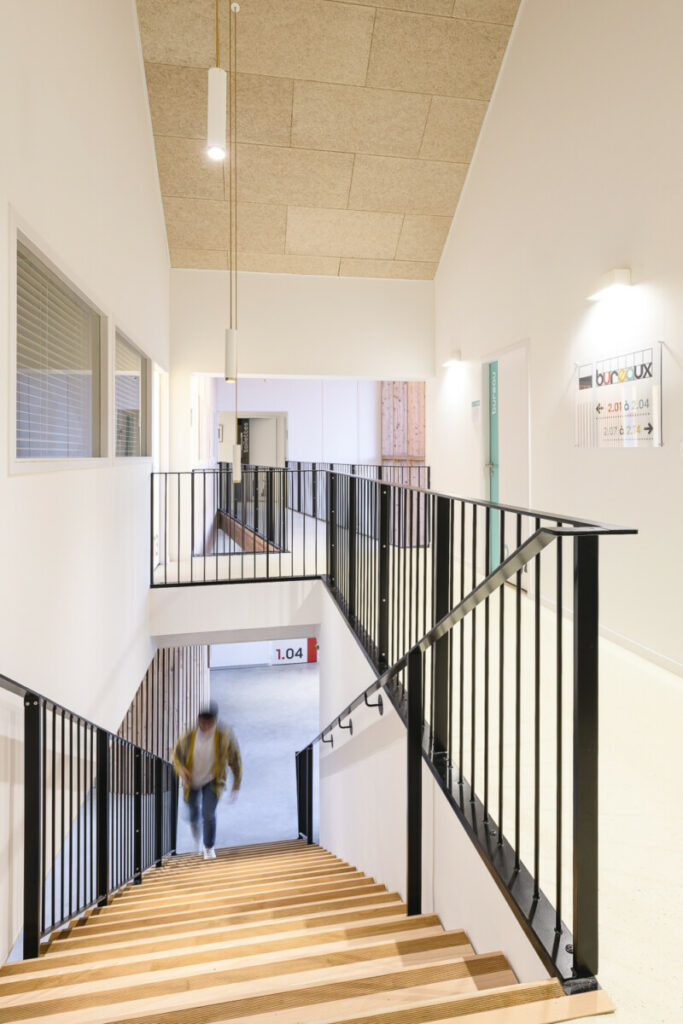 Escalier bois métal