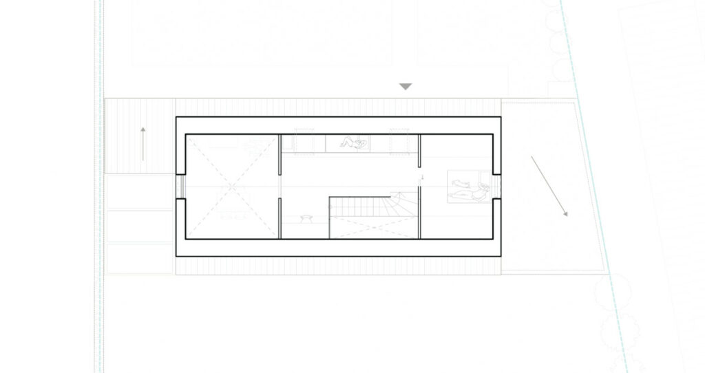plan étage combles sous le toit